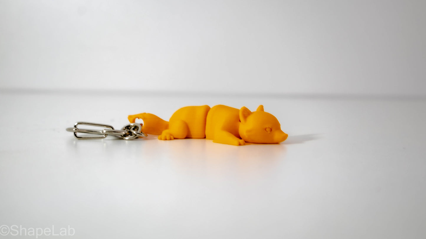 MiniFox Keychain – Breloc Vulpiță 3D Imprimată