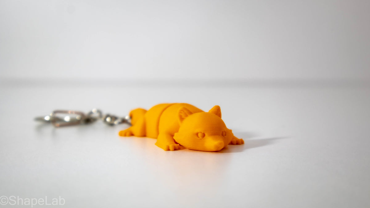 MiniFox Keychain – Breloc Vulpiță 3D Imprimată