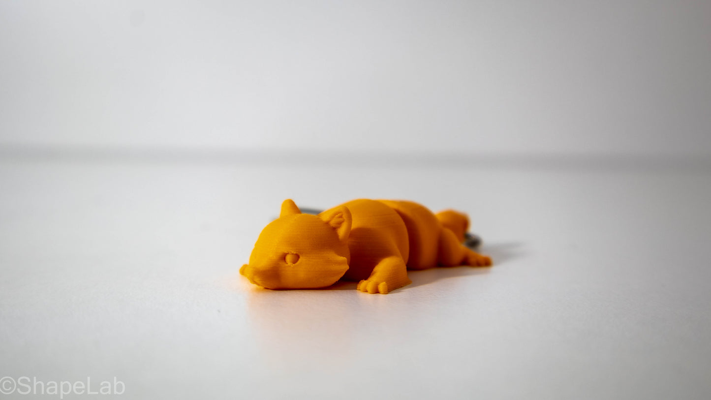 MiniFox Keychain – Breloc Vulpiță 3D Imprimată