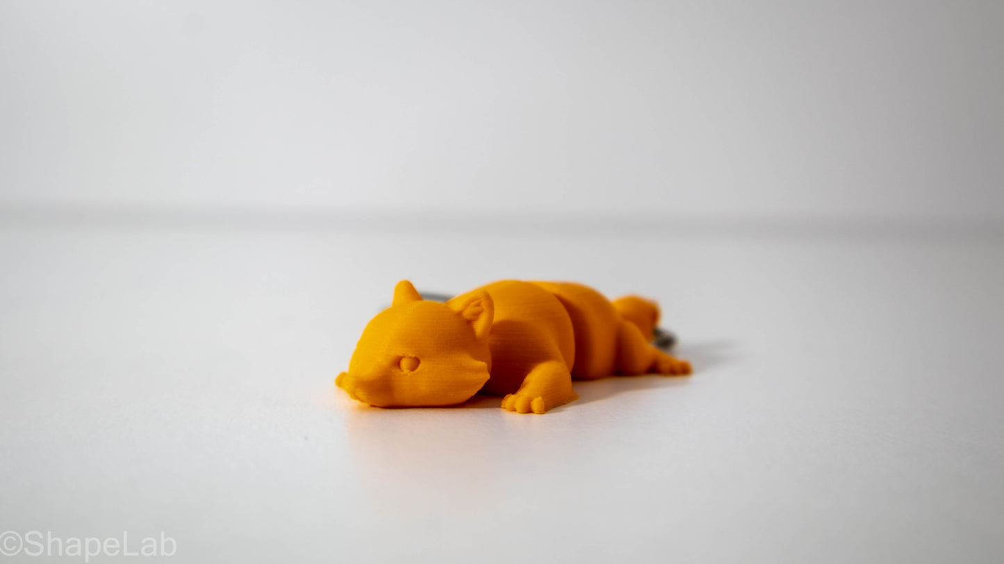 MiniFox Keychain – Breloc Vulpiță 3D Imprimată