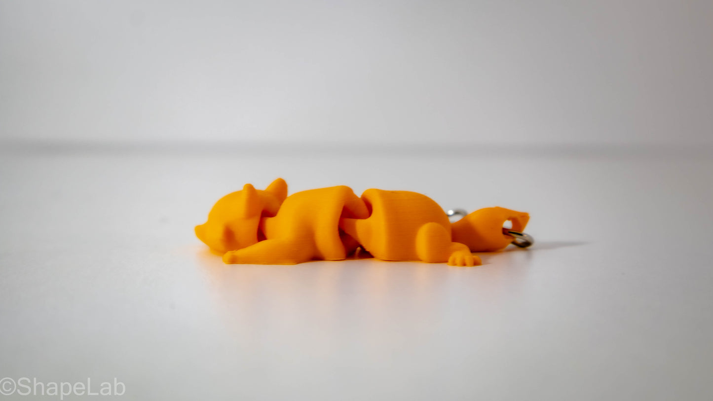 MiniFox Keychain – Breloc Vulpiță 3D Imprimată